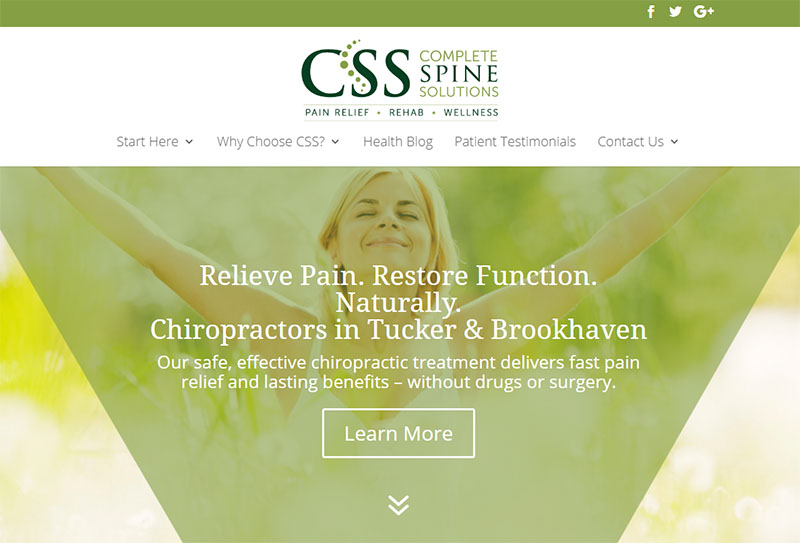 complete spine solutions in brookhave and tucker, ga